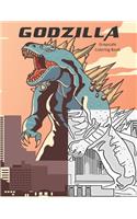 Godzilla Grayscale Coloring Book: 8.5X11 Inch Grayscale Colouring Book With Awesome Godzilla Pictures For Adults & Children Stress Relieving Designs For Relaxation Comfort Focus