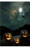 Halloween Night Pumpkins Lined notebook: 110 Blank Lined (6x9) Pages to Jot Down Your Thoughts