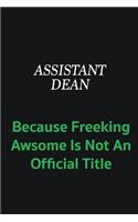 Assistant Dean because freeking awsome is not an official title: Writing careers journals and notebook. A way towards enhancement