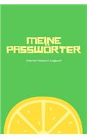 Internet Passwort Logbuch