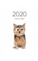 2020 Norfolk Terrier: Dated Weekly Planner With To Do Notes & Dog Quotes - Norfolk Terrier