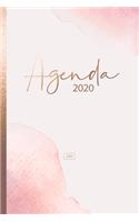 Agenda 2020: Agenda Journalier - Agenda de Poche - Agenda Semainier, Planificateur, Organiseur et Planner et Calendrier 2020