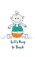 Let's Keep in Touch: Daycare Communication Journal 8 X 10 Writing Notebook to Start a Diary Each Day with a Line or Two on Your Childs Progress (Volume 2)