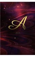 A Journal: Personalized Monogram Journal or Monogram Notebook To Write In (Gift Journal)