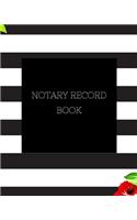 Notary Record Book: Official Notary Journal- Public Notary Records Book-Notarial acts records events Log-Notary Template- Notary Receipt Book - Paperback