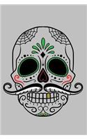 Calavera Dia de Los Muertos: Mexican Halloween Art Style Notebook - Lined 120 Pages 6x9 Journal