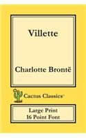 Villette (Cactus Classics Large Print)