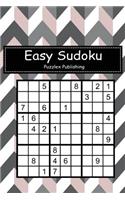Easy Sudoku: Sudoku Puzzle Game for Beginers with Minimal Pattern Style Cover
