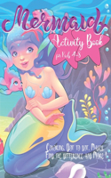 Mermaid Activity Book for Kids Ages 4-8