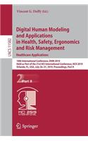 Digital Human Modeling and Applications in Health, Safety, Ergonomics and Risk Management. Healthcare Applications