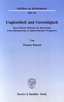 Ungleichheit Und Gerechtigkeit