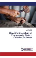 Algorithmic analysis of Proneness in Object-Oriented Software