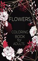Flowers Coloring Book for Adults