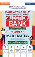 Oswaal Karnataka SSLC Question Bank Class 10 Mathematics Chapterwise & Topicwise Hardcover Book (For 2024 Exam)