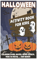 Kids Halloween Activity Book