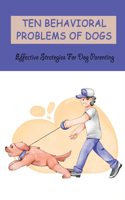 Ten Behavioral Problems Of Dogs: Effective Strategies For Dog Parenting: How To Fix Dog Behavior Problems