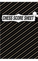 Chess Score Sheet