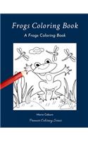 Frogs Coloring Book