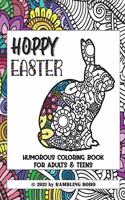 Hoppy Easter Humorous Coloring Book