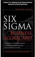 Six SIGMA Business Scorecard, Chapter 10 - Adapting the Six SIGMA Business Scorecard to Small Businesses