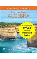 Intermediate Algebra with Applications & Visualization with Integrated Review and Worksheets Plusmylab Math -- 24 Month Title-Specific Access Card Package