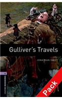 Oxford Bookworms Library: Stage 4: Gulliver's Travels Audio CD Pack