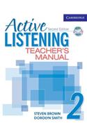 Active Listening 2 Teacher's Manual with Audio CD