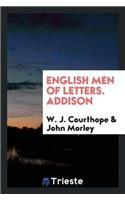 English Men of Letters. Addison