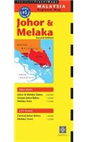 Johor & Melaka Travel Map Second Edition