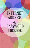 Internet Address & Password Logbook: Password and Usernames Keeper - Logbook with tabs 5x8