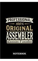 Professional Original Assembler Notebook of Passion and Vocation