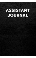 Assistant Journal: Assistant Journal with 110 Blank Lined Pages / Planner / Career / Co-Worker / Blank Line Job Gift (6 x 9 inches in size)