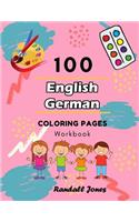 100 English German Coloring Pages Workbook