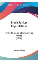 Etude Sur Les Capitulations