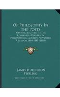 Of Philosophy In The Poets