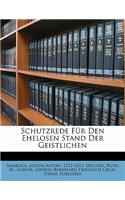 Schutzrede Fur Den Ehelosen Stand Der Geistlichen