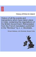 History of All the Events and Transactions Which Have Taken Place in India
