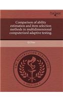Comparison of Ability Estimation and Item Selection Methods in Multidimensional Computerized Adaptive Testing