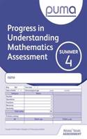 PUMA Test 4, Summer Pk10 (Progress in Understanding Mathematics Assessment)