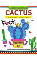 Cactus Swear Word Coloring Books Vol.1: Doodle Design and Mandala Patterns(1 Cactus Swear Word)