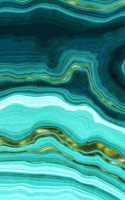 Teal Agate (Blank Lined Journal)