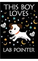 This Boy Loves Lab Pointer Notebook