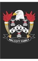 Walcott: Walcott Coat of Arms and Family Crest Notebook Journal (6 x 9 - 100 pages)