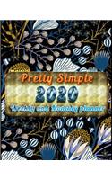 pretty simple 2020 weekly and monthly planner