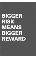 Bigger Risk Means Bigger Reward