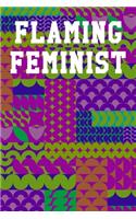 Flaming Feminist: Guitar Tab Notebook 6"x9" 120 Pages