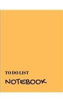 To Do List Notebook