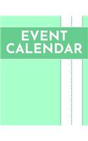 Event Calendar: Perpetual Calendar With Card/Gift Log - Record All Important Dates & Anniversary & Birthday & Celebratnion - Dates Remider Keeper