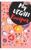 Blank Vegan Recipe Book 