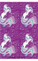 Unicorn Notebook: Super Cute Notebook Doodles Unicorn Stuff for Girls Unicorn Journal for School Unicorn Composition Notebook 110 Pages of Lined Paper for Writing and